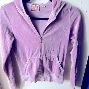 Juicy couture velour zip hoodie